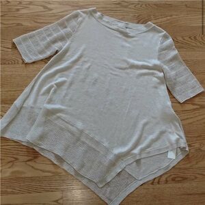 Poetry Fashion UK asymmetrical hem linen top